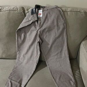 H&M Black and White Houndstooth Trousers